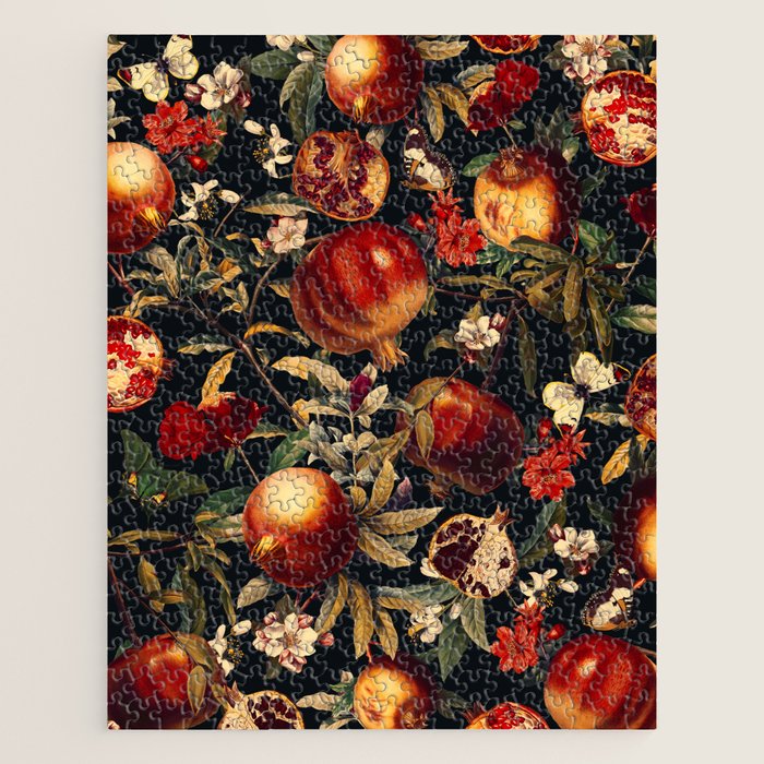 Pomegranate Garden II - Night Jigsaw Puzzle Gallery Image 1