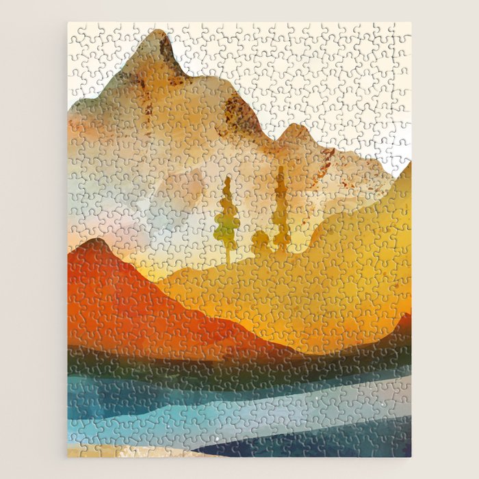 Morning by the mountain stream Jigsaw Puzzle Gallery Image 1