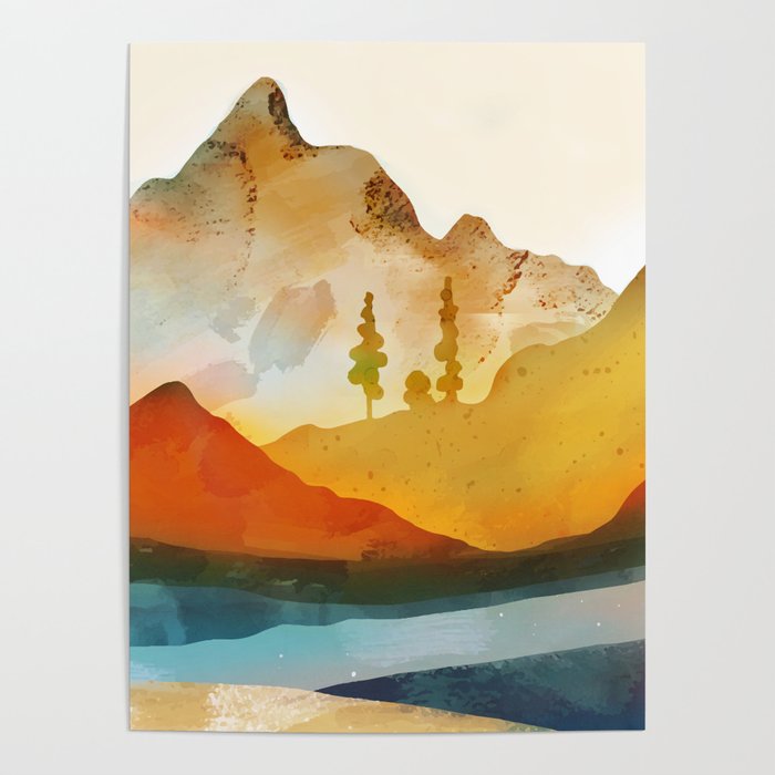 Morning by the mountain stream Poster Gallery Image 4