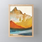 Morning by the mountain stream Mini Art Print Gallery Image 1