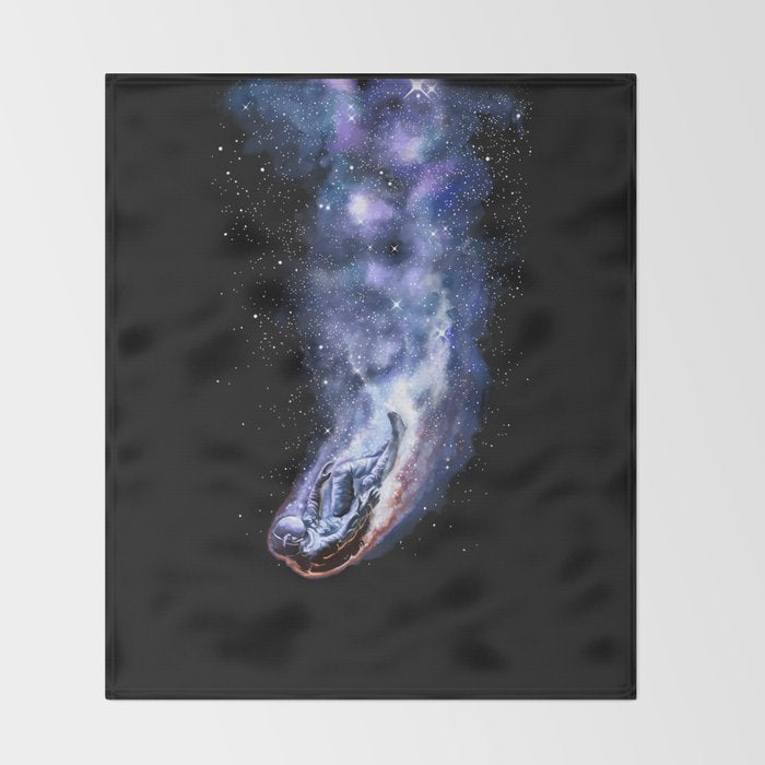 Fallstronaut Throw Blanket Gallery Image 2