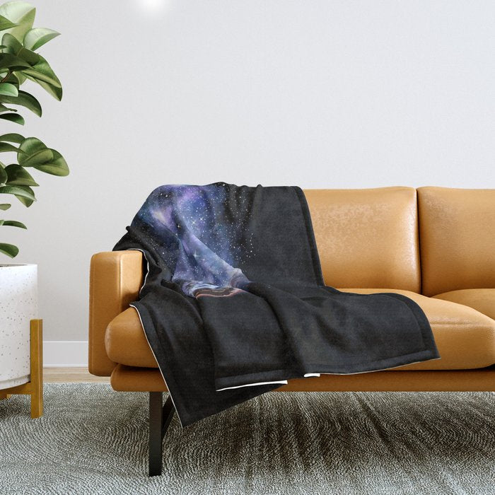 Fallstronaut Throw Blanket Gallery Image 1