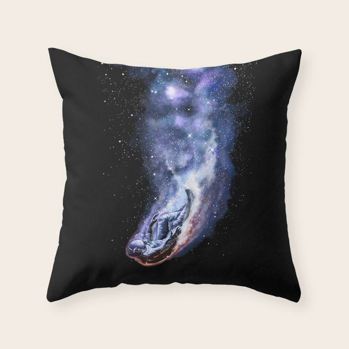 Fallstronaut Throw Pillow Gallery Image 1