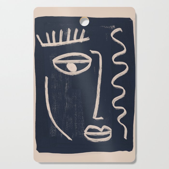 Abstract Face 23 Cutting Board Gallery Image 1