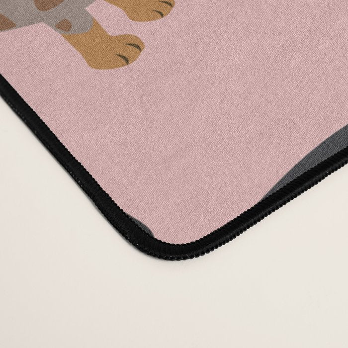 Dachshund Dog Doxie Dogs Pattern Pink Desk Mat Gallery Image 4