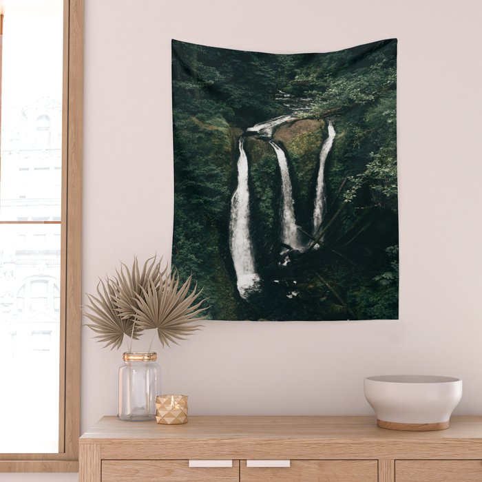 Triple Falls Wall Tapestry Gallery Image 2