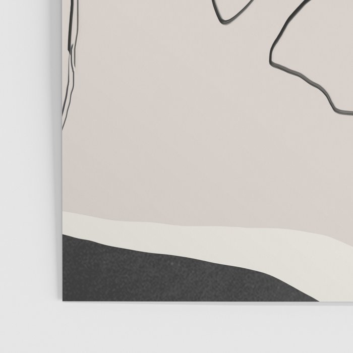 Minimal Abstract Art- Monstera Poster Gallery Image 3