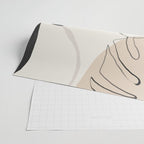 Minimal Abstract Art- Monstera Wrapping Paper Gallery Image 2