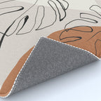 Minimal Abstract Art- Monstera Rug Gallery Image 4