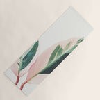 Pink Leaves I Yoga Mat Gallery Image 1