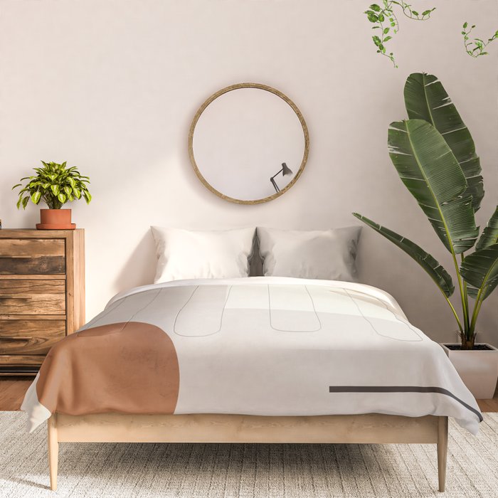 Abstract Minimal Shapes 21 Comforter Gallery Image 3