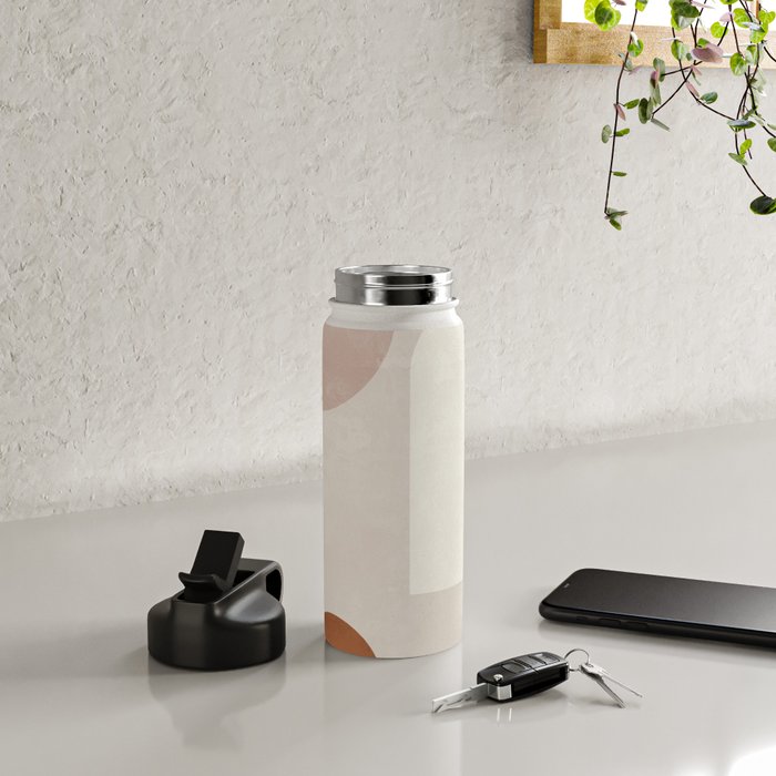 Abstract Minimal Shapes 21 Water Bottle Gallery Image 4
