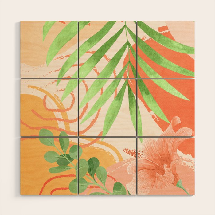 Elegant Shapes 25 Wood Wall Art Gallery Image 1