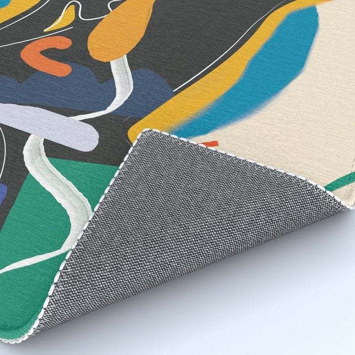 Modern Abstract Woman 13 Rug Gallery Image 4