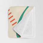 Modern Abstract Woman 13 Throw Blanket Gallery Image 3