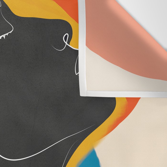 Modern Abstract Woman 13 Wall Tapestry Gallery Image 3