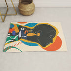 Modern Abstract Woman 13 Rug Gallery Image 1