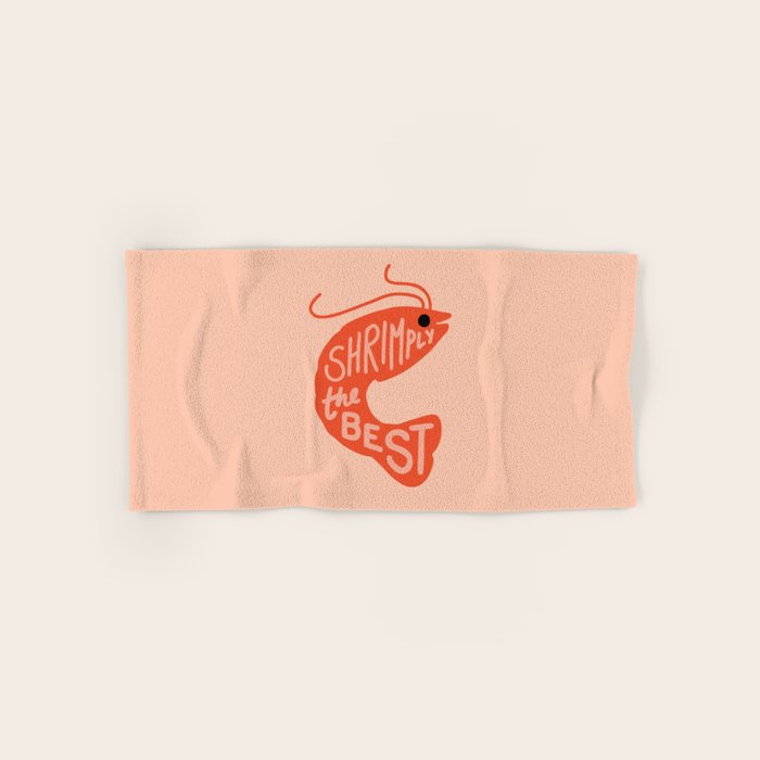 Shrimply the Best Bath Towel Gallery Image 1