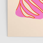 Hot Pink Tiger Portrait Poster Gallery Image 3