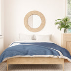 Modern Painting Blue II, Blue Abstract Duvet Cover Gallery Image 3