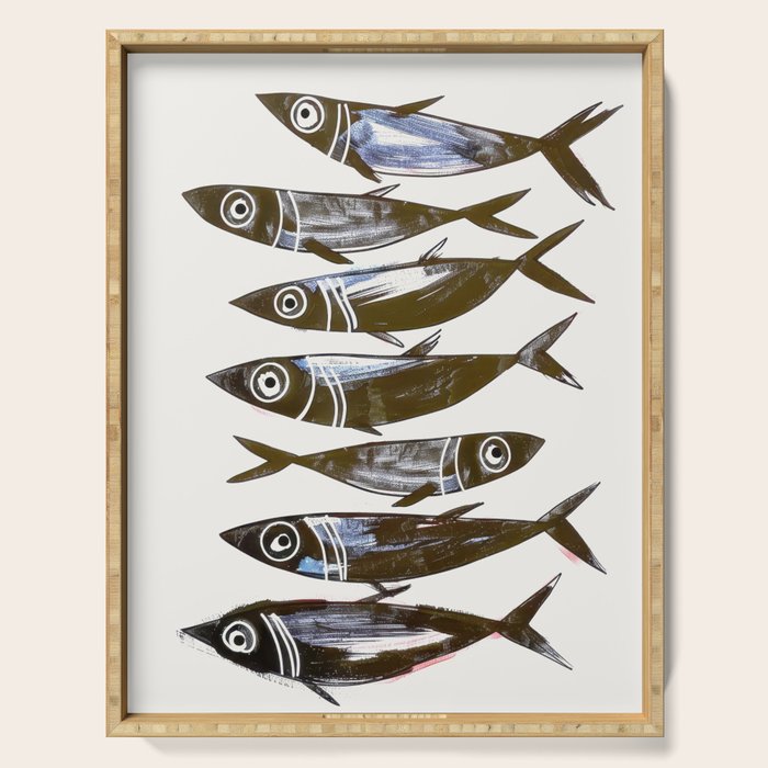 Line Fish Serving Tray Gallery Image 1