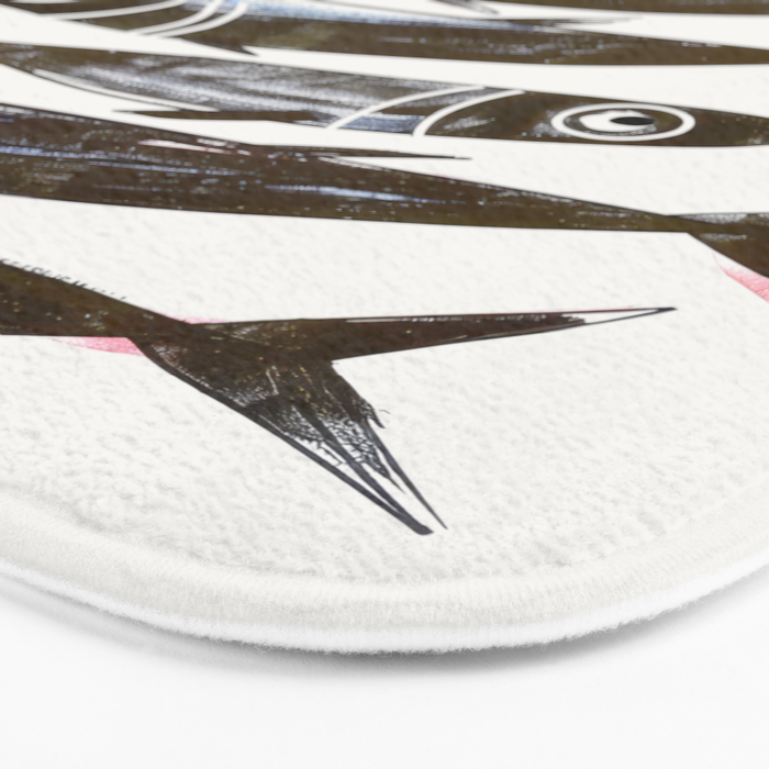 Line Fish Bath Mat Gallery Image 3