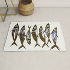 Line Fish Rug Gallery Image 1