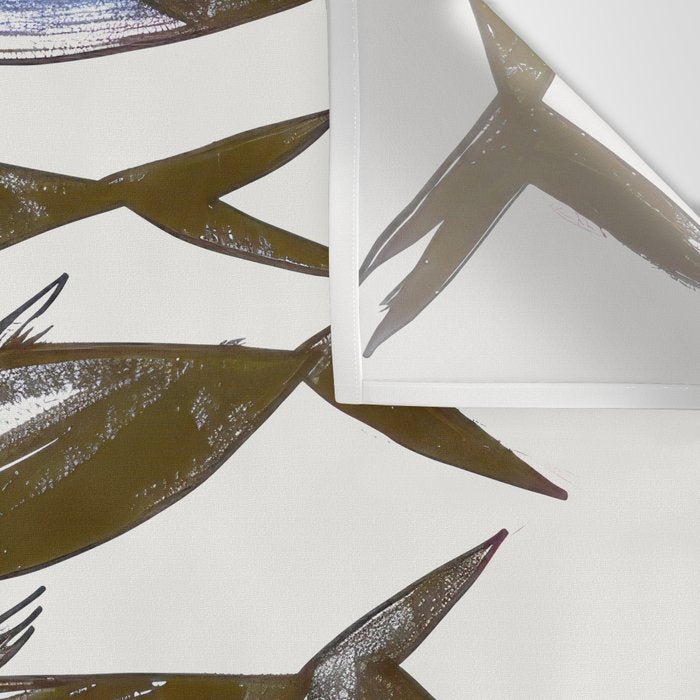 Line Fish Wall Tapestry Gallery Image 3