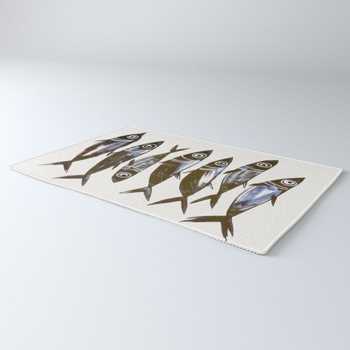 Line Fish Rug Gallery Image 3