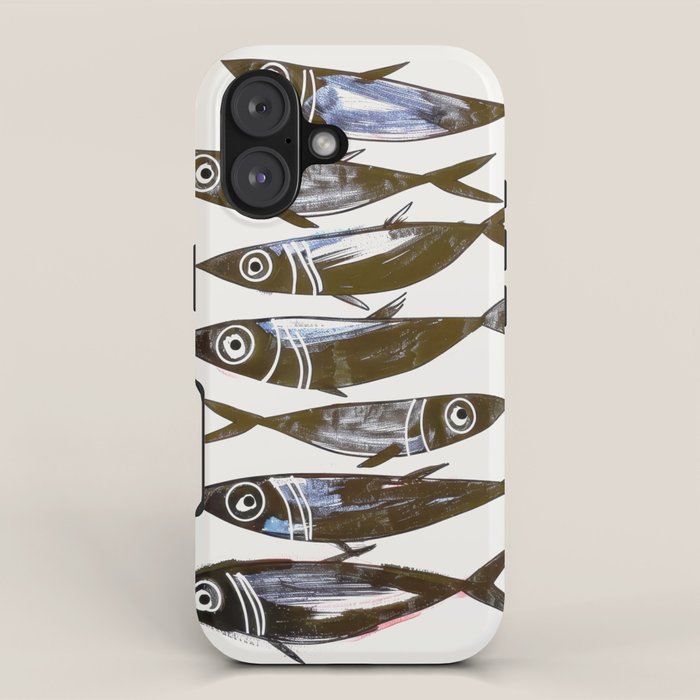 Line Fish iPhone Case Gallery Image 1