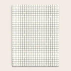 Minimalist Black and Off-White Grid with Color Accents Notebook Gallery Image 4