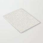Minimalist Black and Off-White Grid with Color Accents Notebook Gallery Image 3