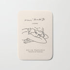 Henri Matisse 'La Femme' Female Nude Figurative Line Art Bath Mat Gallery Image 1