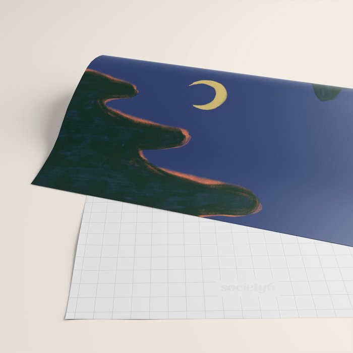 Moon Beam  Wrapping Paper Gallery Image 2