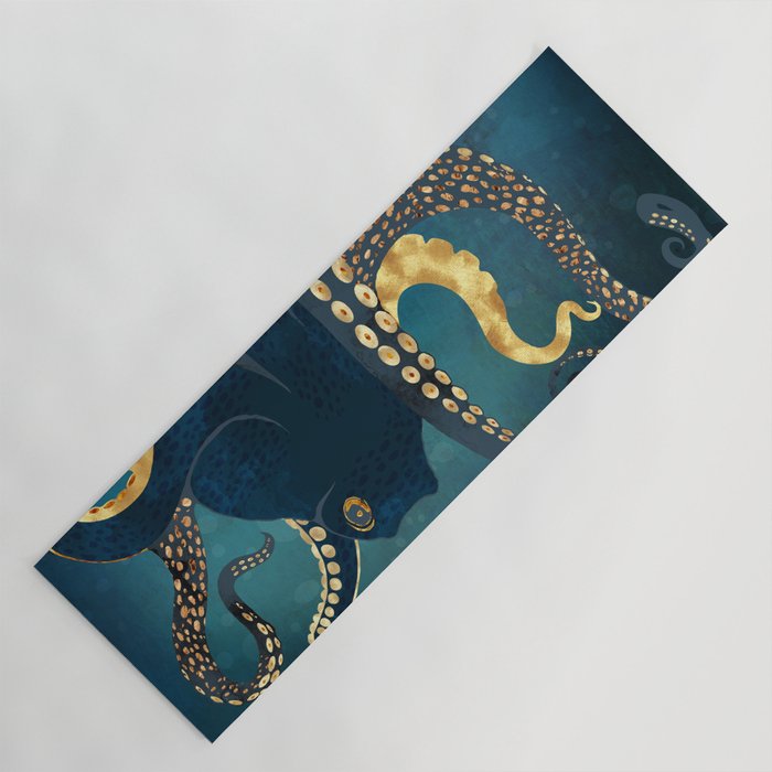 Metallic Octopus IV Yoga Mat Gallery Image 1