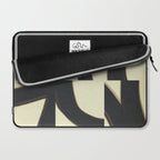 Abstract black pattern Laptop Sleeve Gallery Image 2