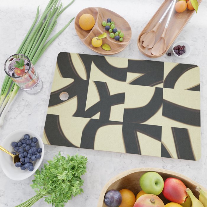 Abstract black pattern Cutting Board Gallery Image 2