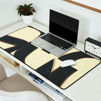 Abstract black pattern Desk Mat Gallery Image 2