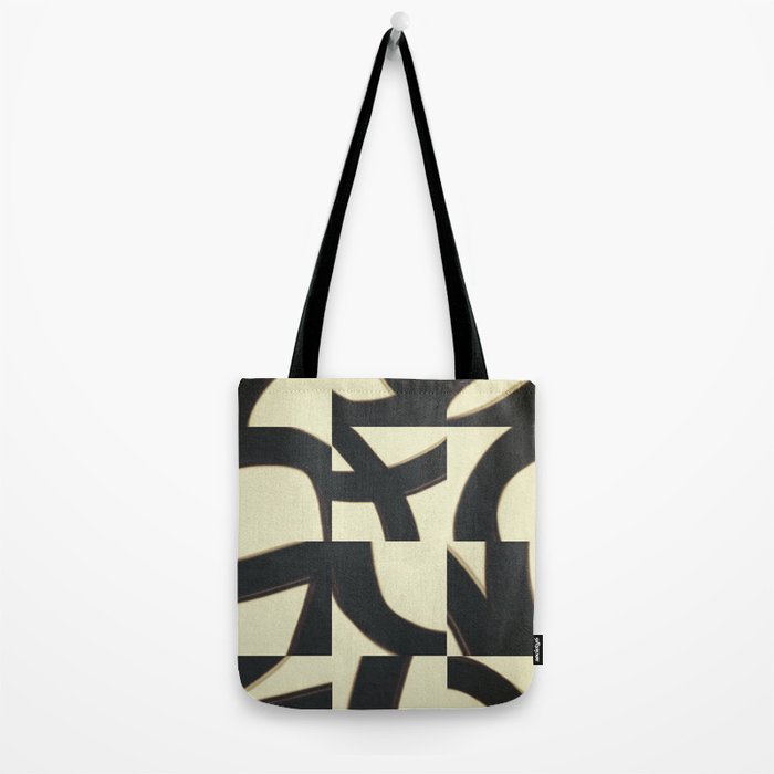 Abstract black pattern Tote Bag Gallery Image 2