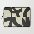 Abstract black pattern Laptop Sleeve Gallery Image 1