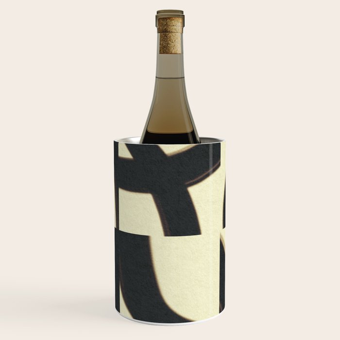 Abstract black pattern Wine Chiller Gallery Image 1