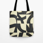 Abstract black pattern Tote Bag Gallery Image 1