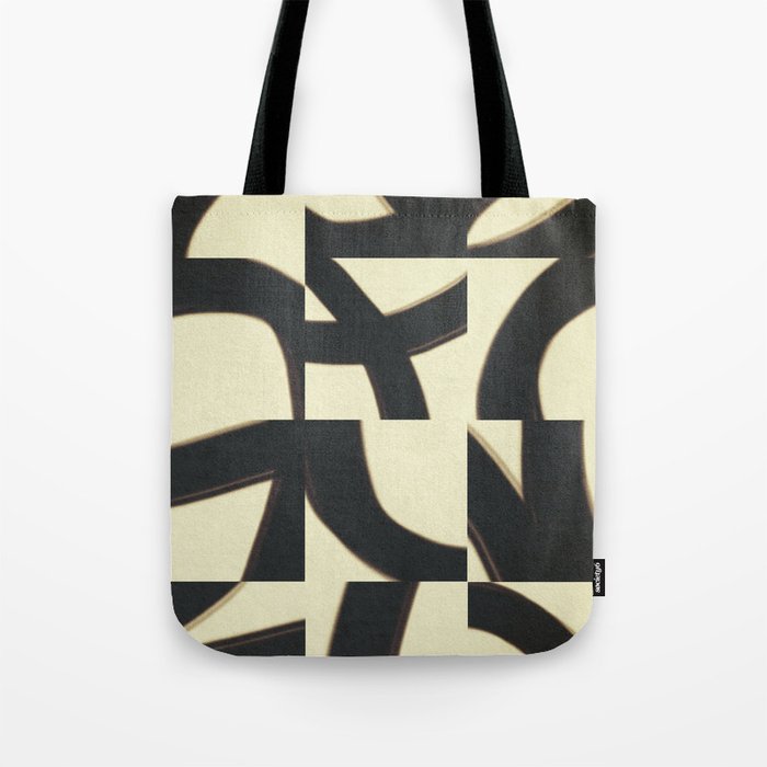 Abstract black pattern Tote Bag Gallery Image 1