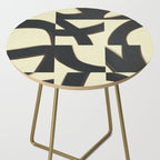Abstract black pattern Side Table Gallery Image 2