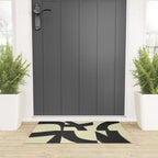 Abstract black pattern Welcome Mat Gallery Image 3