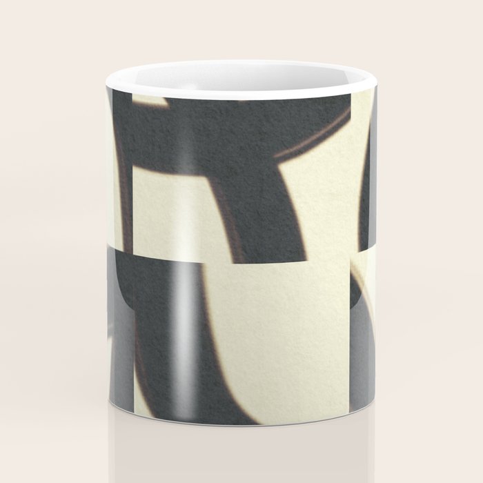 Abstract black pattern Coffee Mug Gallery Image 4
