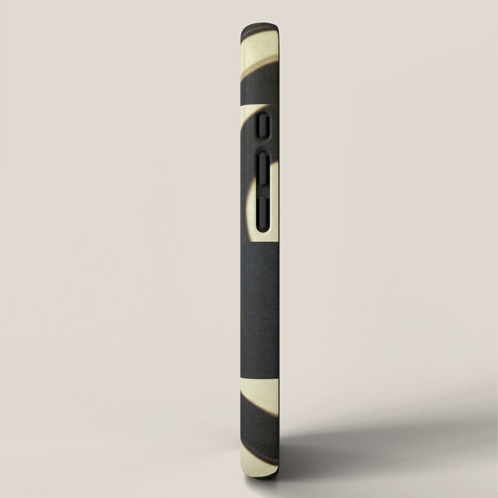 Abstract black pattern iPhone Case Gallery Image 2