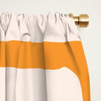 Mellow Mid Mod in Pink and Orange Window Curtain Gallery Image 2