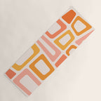 Mellow Mid Mod in Pink and Orange Yoga Mat Gallery Image 1