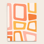 Mellow Mid Mod in Pink and Orange Notebook Gallery Image 4